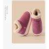Хлопковые тапочки, Зимний каблук-мешок, Толстая подошва, Для дома, Предмет домашнего обихода, Бархатная изоляция, Нескользящие хлопковые туфли, Для ношения на улице осенью и зимой