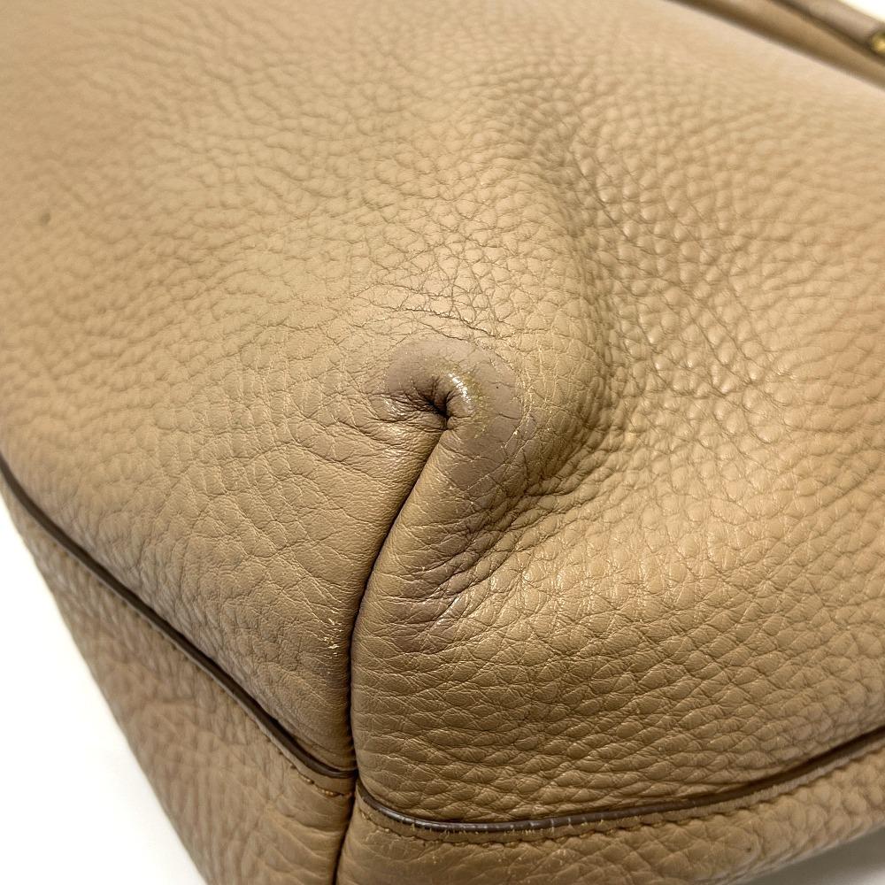 PRADA BN1713 logo Bags Hand Bag Tote Bag Nylon / Leather Beige/GoldHardware