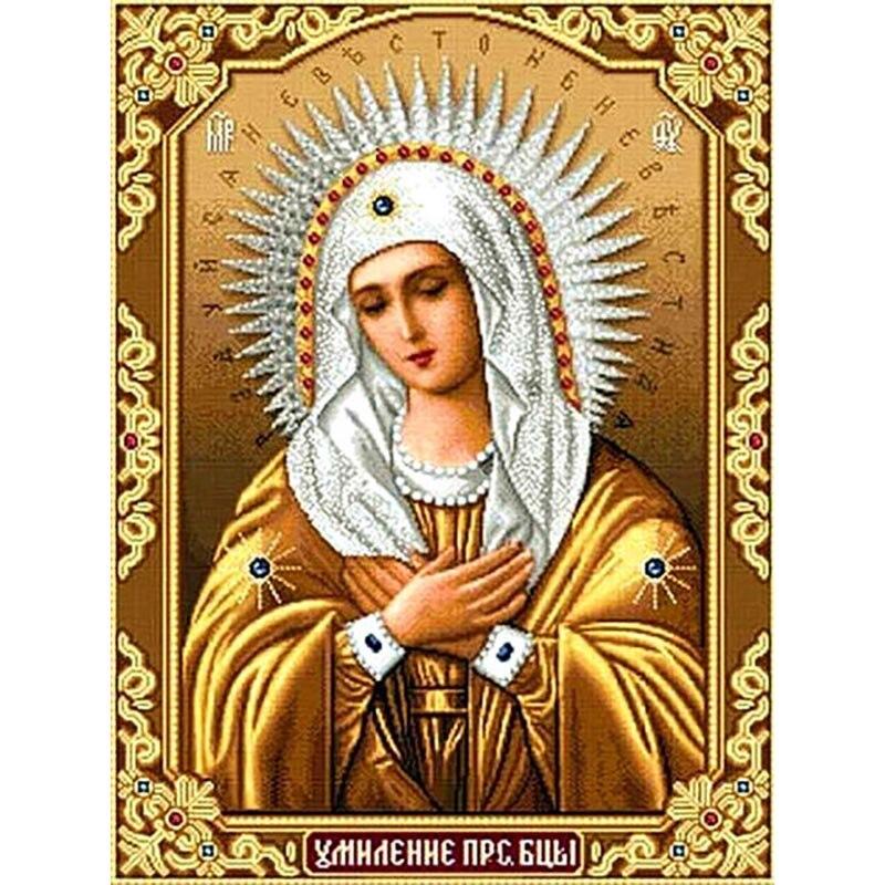 DIY Religion Icon 5D Diamond Painting Full Round Drill Cartoon Diamond Embroidery Mosaic Cross Stitch Gift Wall Art Home Decor