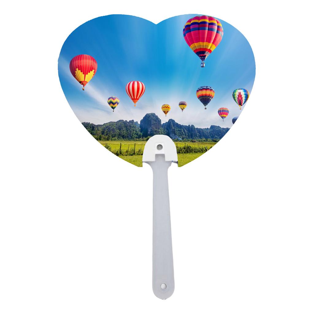 10 шт. Сублимационные веера-лопатки, персонализированные двусторонние заготовки для сублимационных вееров для церковных мероприятий и подарков гостям