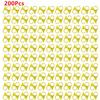 200Pcs Checkpoint Loose Wheel Lugs Nut for 32mm 33mm Nut HighsVisibility Yellow Wheel Check