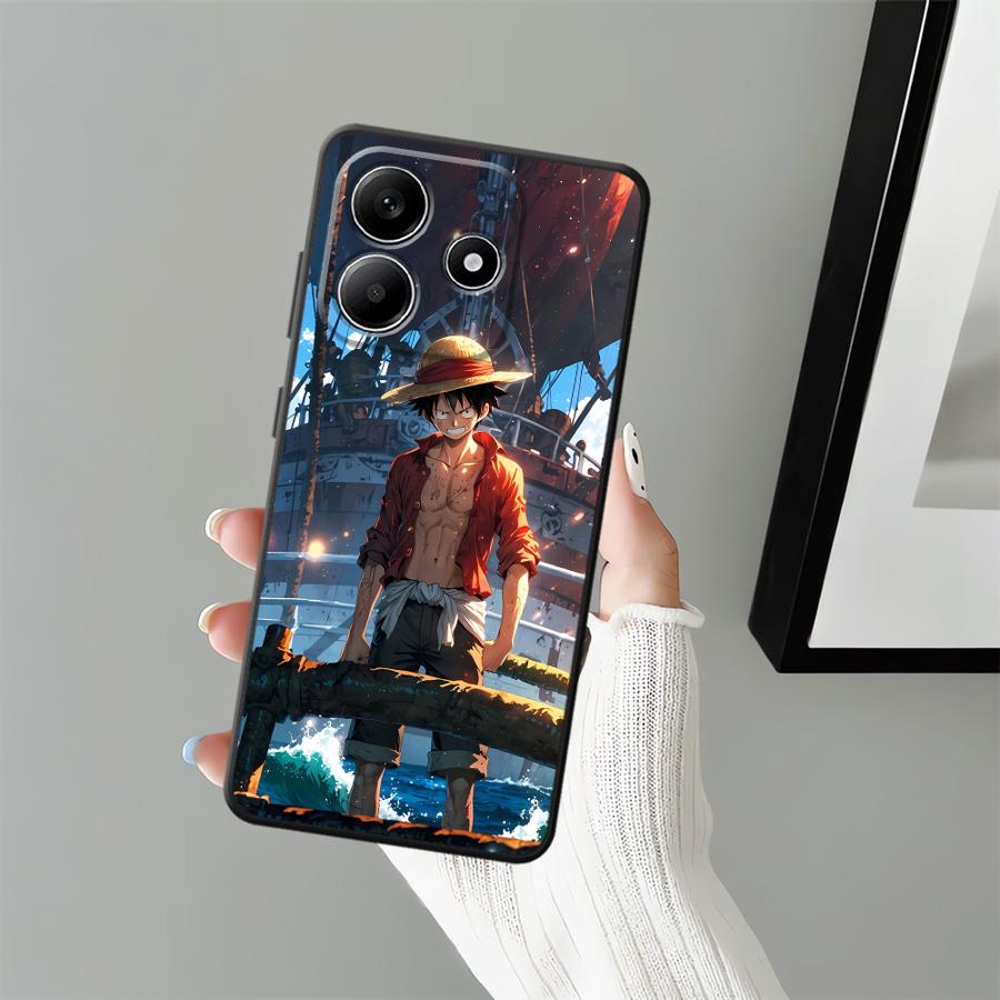 Чехол для телефона Funda для Xiaomi Redmi Note 12S 11S 10 9 8 Pro 11 13 12 Pro Plus 10S 9s One Piece Luffy
