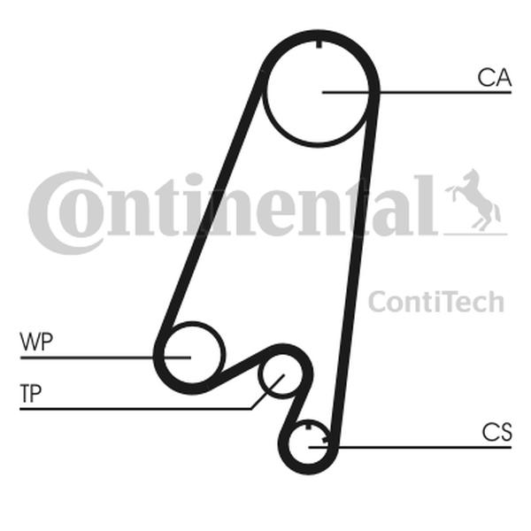CONTITECH TIMING BELT DAEWOO 0.8
