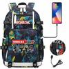 USB Gaming Headset for Teens, Student Backpack for Boys Girls Casual Travel, Double Shoulder Bag, Hot New Trend