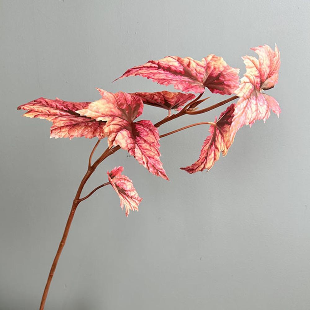 Long Branch Artificial Green Plants Realistic Plastic Simulation Greenery Handmade Artificial Leaf Branch Home Office Decor