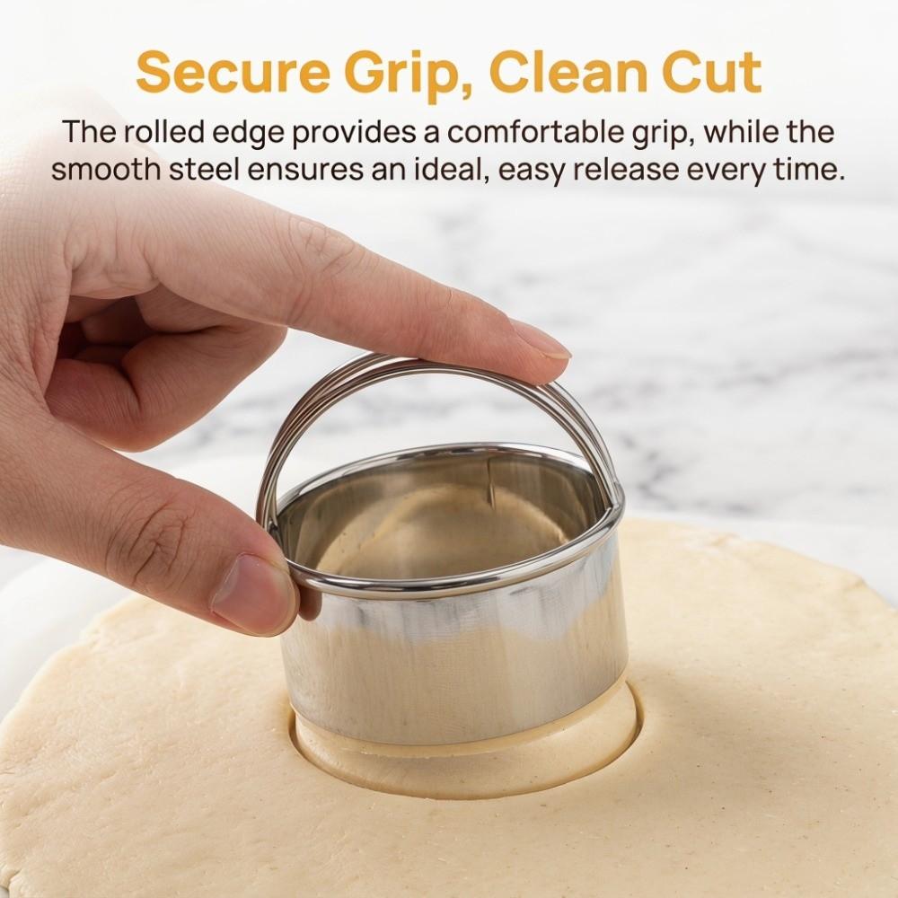 5pcs Stainless Steel Cookie Cutter Set Food-Grade Stainless Steel Cookie Cutters  Christmas