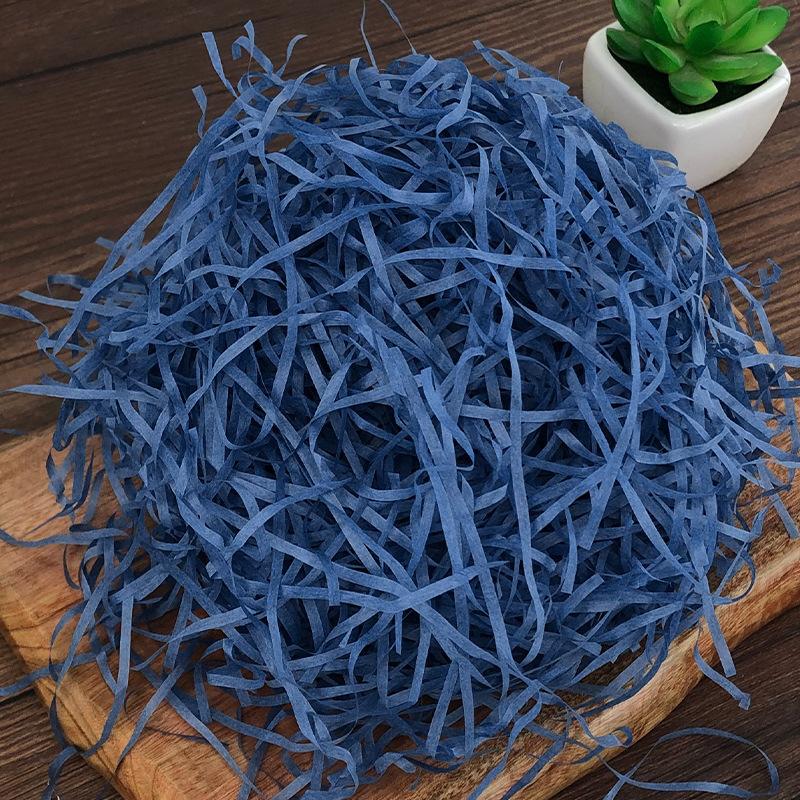 100G-1800G Colorful Crinkle Paper Raffia Shredded Confetti Gift Box Filler Decoration Wedding Party Gift & Basket Packaging
