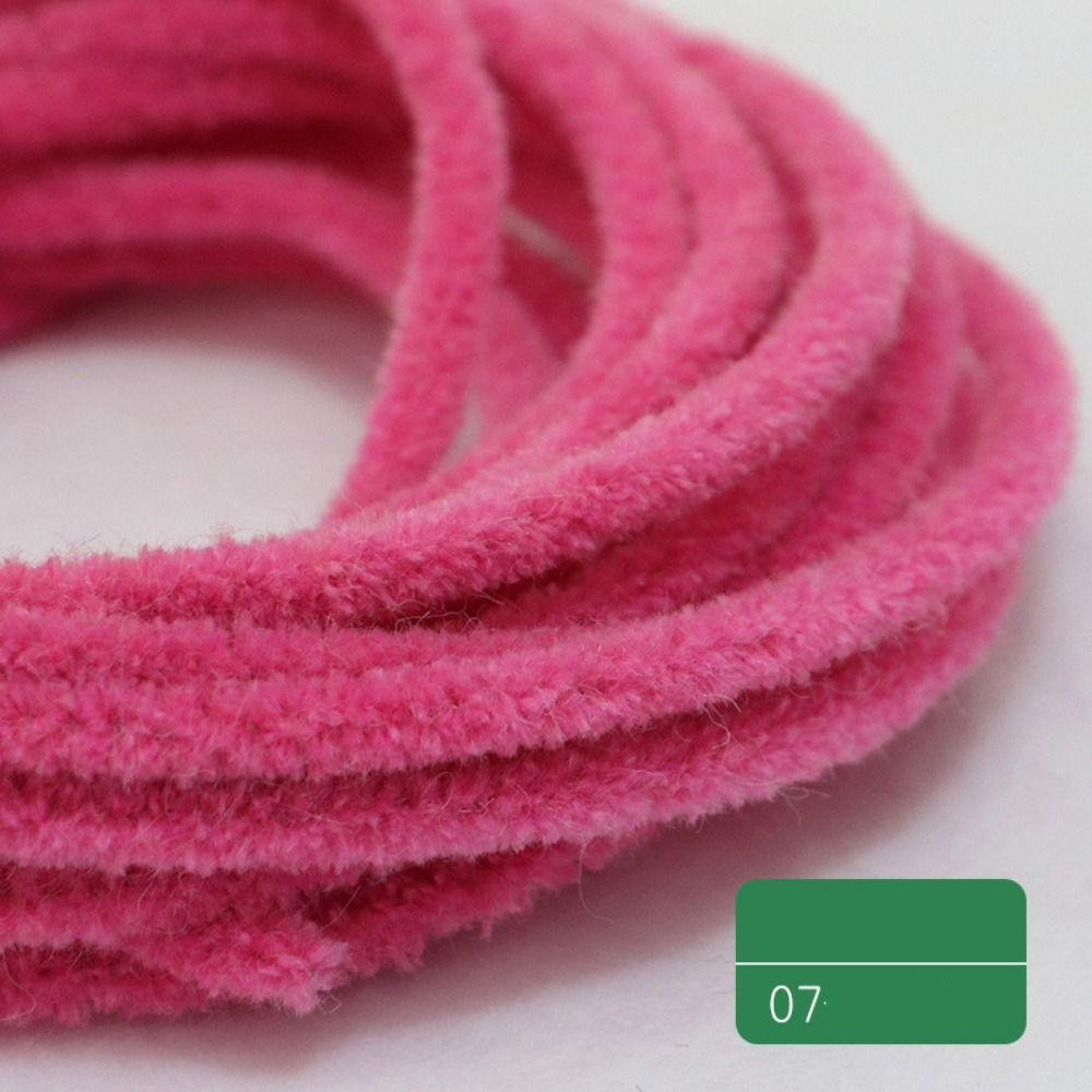 Colored Wool Handmade Twisted Rod Plush Handmade Chenille Stem  Puppy Toy