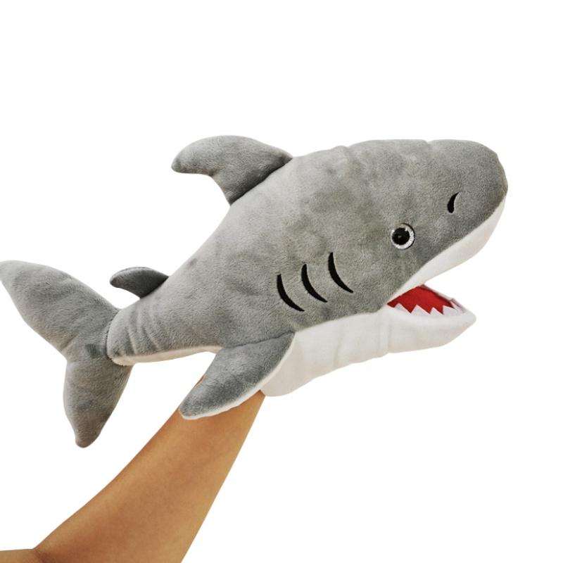 Новая плюшевая игрушка-кукла в виде морского животного для малышей, интерактивные ручные куклы акула и черепаха, идеальный подарок для детей, персонажи)