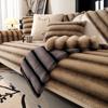 Подушка для дивана осень и зима, прямой ряд, утолщенная плюшевая подушка с кроликом, нескользящая ткань, зимняя элитная подушка для дивана