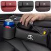 AOT1 NEW PU Leather Car Seat Storage Bag Multifunctional Gap Organizer Box For Toyota Gazoo Racing Corolla Crown Yaris Chr Auris Rav4400000