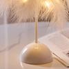 Yousheng Feather Night Light Table Lamp LED Romantic Bedside Lamp for Girls Room Wedding Party Decor Battery Powered Decorative Accent Light for Home