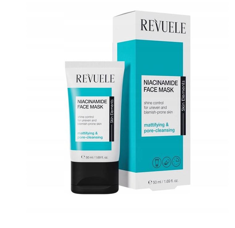 Revuele niacinamide face mask maseczka redukująca sebum i zmniejszająca pory 50ml