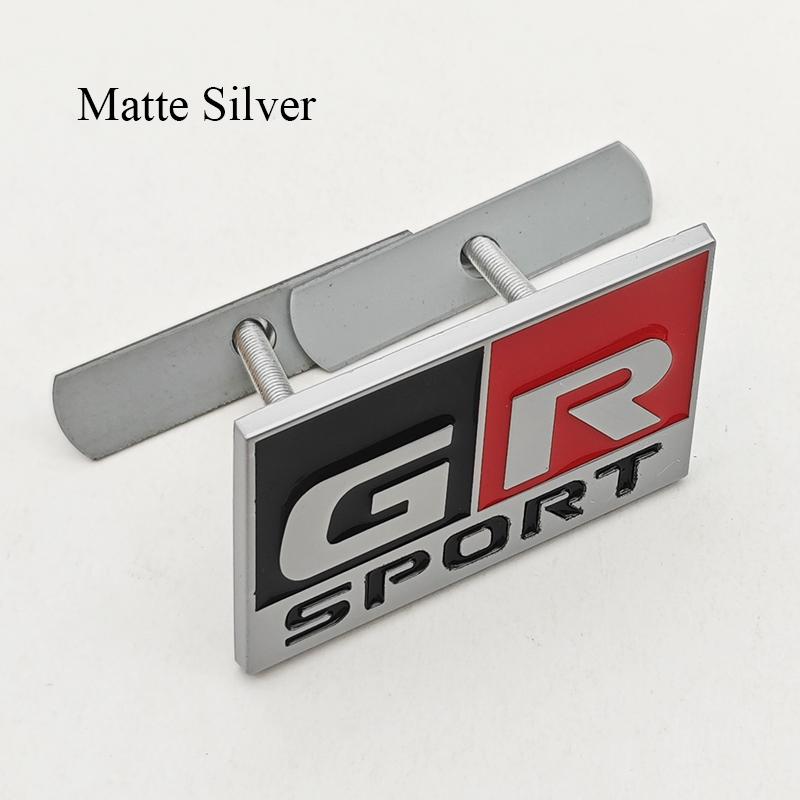 3D Металлическая Наклейка на Автомобиль Логотип GR SPORT Значок на Крыло Боковой Значок на Задний Багажник Эмблема на Переднюю Решетку Для Toyota Alphard Avensis Prius Crown Yaris