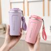 510ML Travel Coffee Mug Spill Proof with Seal Lid Insulated Eco-friendly Easy One-handed Drinking Stainless Steel Cup