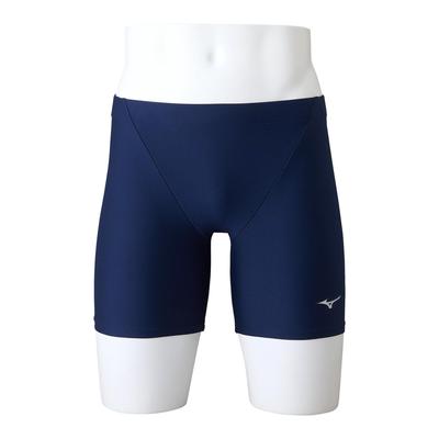 Competitive School Basic Half Spats N2MBAA01 Navy Swimwear, Swimming, Practice, Swimwear, (Inseam 16cm)