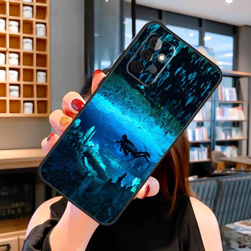 Scuba Diving Diver Case For Samsung Galaxy A05 A16 A56 A36 A26 A54 A34 A14 A52 A32 A12 A13 A33 A53 A15 A35 A55