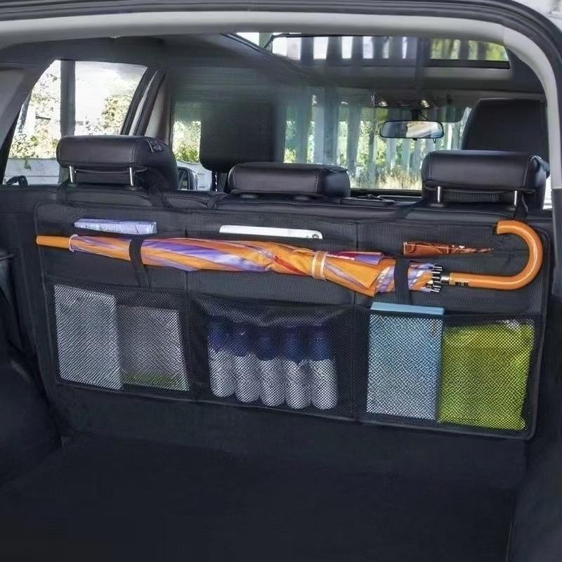 Universal Storage Pocket Multi-Pocket Car Trunk Organizer Hanging Back Seat Storage Bag with 9 Pockets Waterproof Cloth
