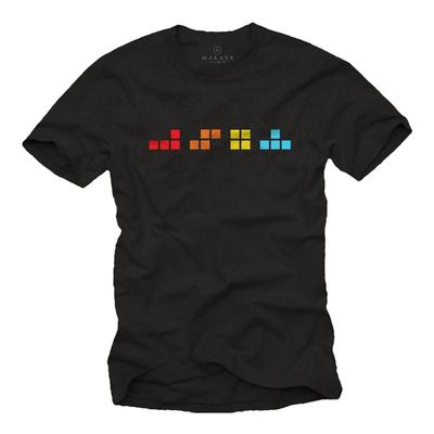 Ретро Игровая Футболка Мужская Винтажный Пиксельный Дизайн 80-е 90-е Игровой Подарок