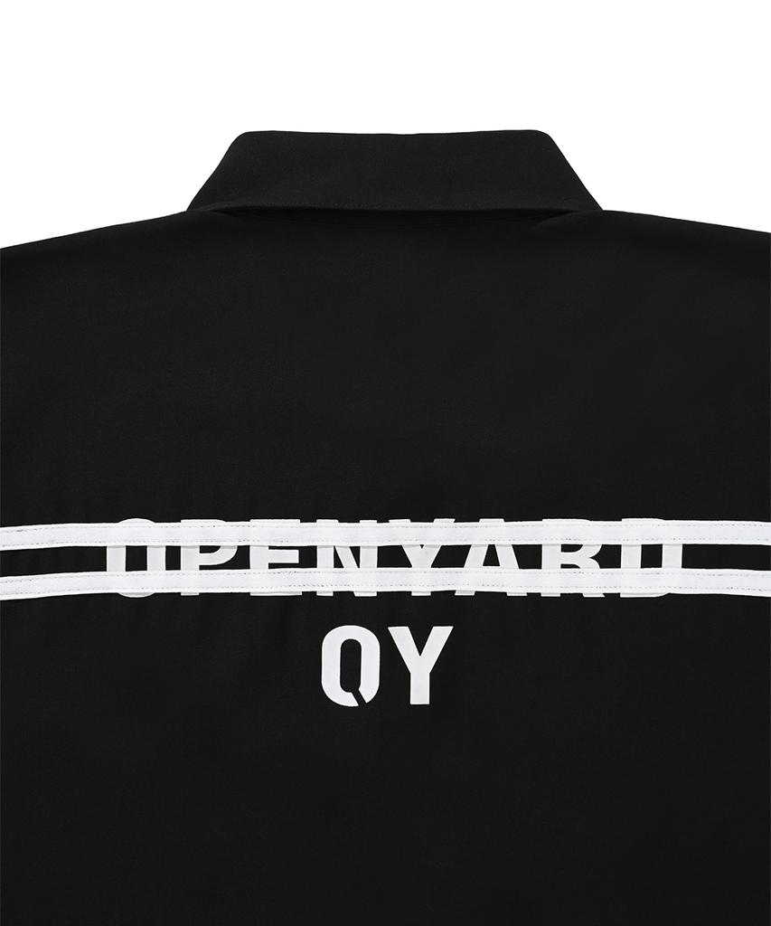Рубашки OHY с логотипом на изогнутой ленте - Черные