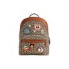 Совместная модель Disney Глава 29 классический молния для пресбиопии ткань и кожаный рюкзак большой размер мужской какао жаккард