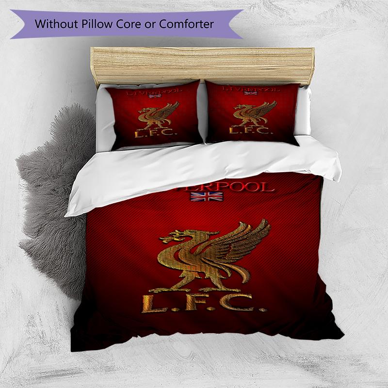 3pcs Duvet Cover Set (1*Duvet Cover + 2*Pillowcase, Without Core),Football team.C Print Bedding Set, Bedroom Decor, All‑Season, Birthday Gift