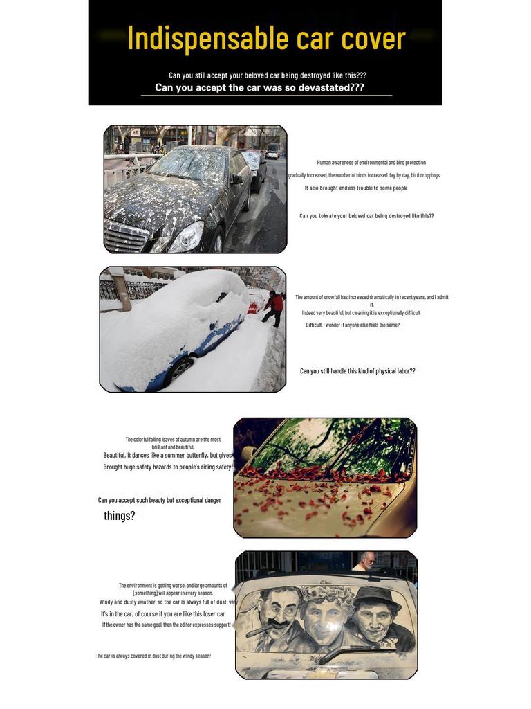 Автомобильный чехол из Оксфордской ткани - Утолщенный, Антифризный, Защита от солнца и дождя, Теплоизоляция от снега и мороза
