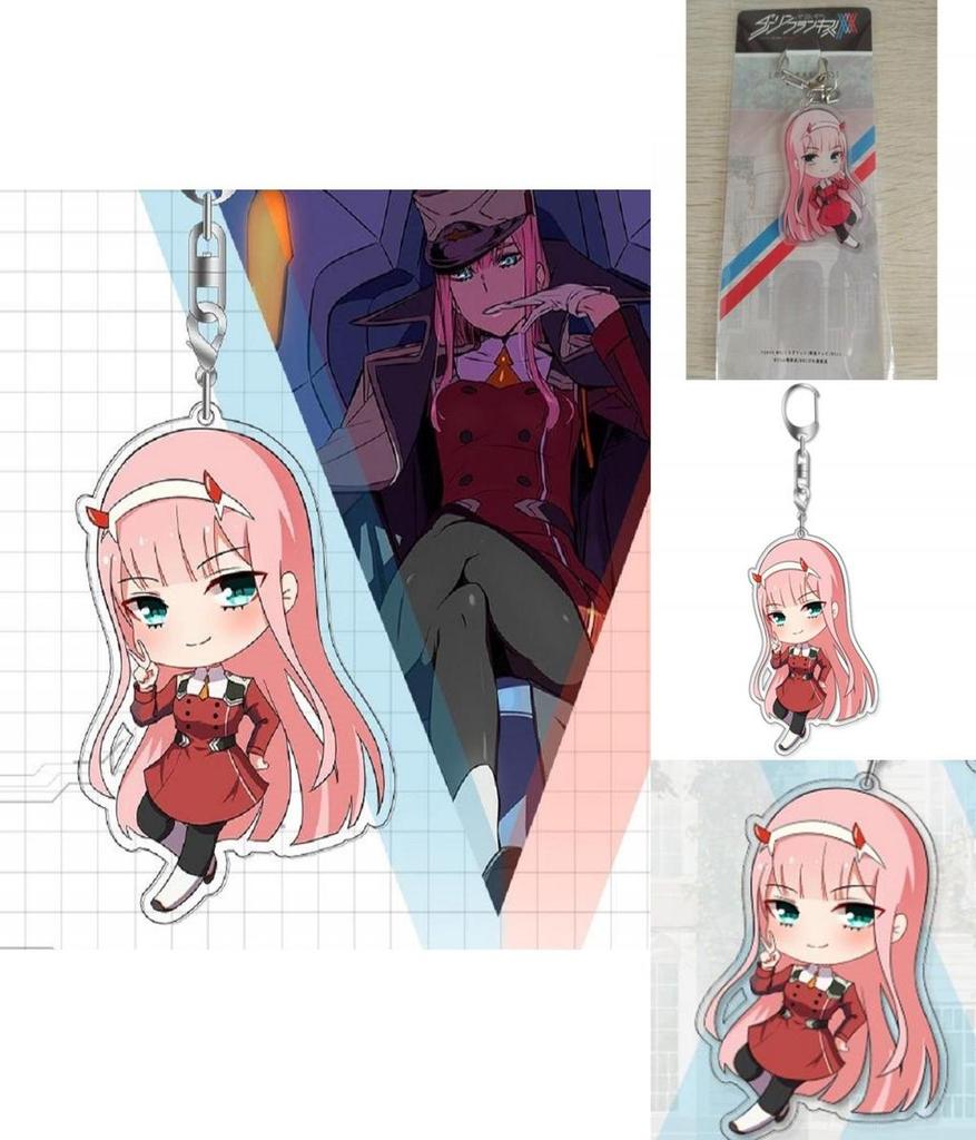 Брелок Ditf Darling In The Franxx Зеро Ту 002 Акриловый Брелок Вневременной Дизайн Идеально Подходит Для Коллекционеров И Фанатов