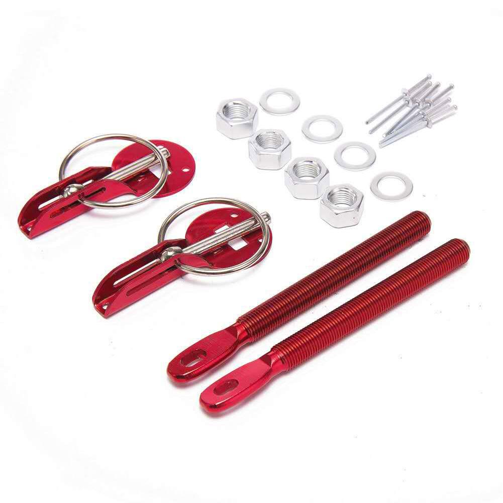 Универсальные автомобильные аксессуары, алюминиевый сплав, крепление на капот, комплект замка капота, комплект замка для тюнинга автомобиля, штифты защелки замка капота