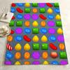 Игровое одеяло C-Candy C-Crush S-Saga Throw из фланели, мягкое для кожи, подходит для дивана, гостиной, кровати, путешествий и в качестве подарков