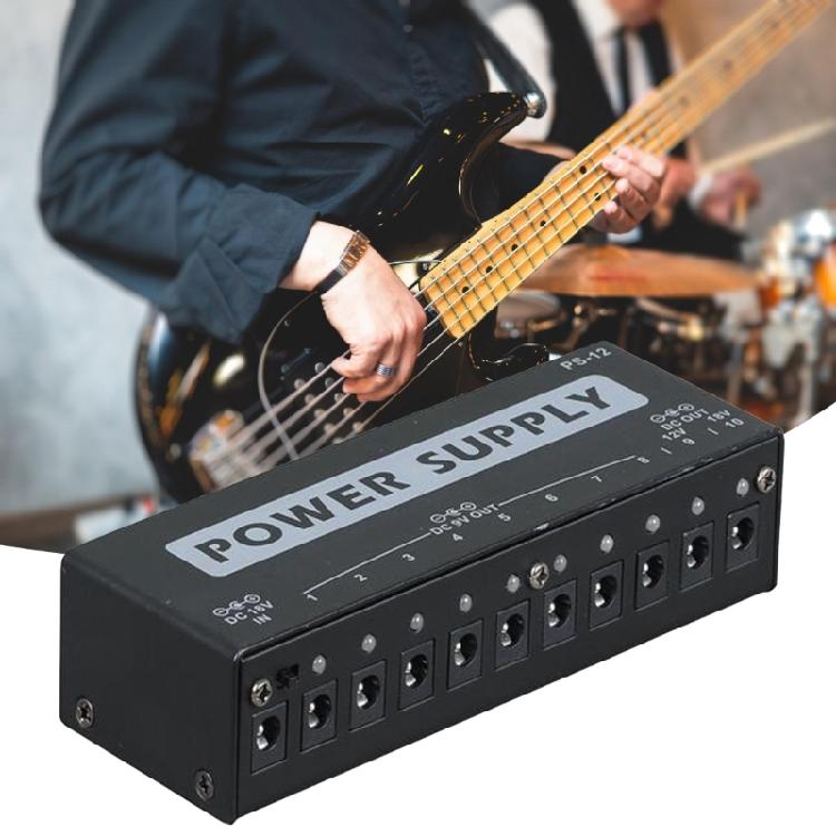 Эффективный блок питания для гитарных педалей с 10 изолированными выходами для педалей эффектов 9В 12В 18В Блок питания для гитарных педалей