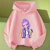Hoodies Sweatshirts Girls Hoodies Girls Long Sleeves Children's Prints Comfortable Hoodies Fashionable Pullovers Children's Tops