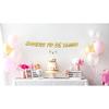 Cheers to 35 Years Gold Glitter Banner - 35th Birthday and Anniversary Party Decorations