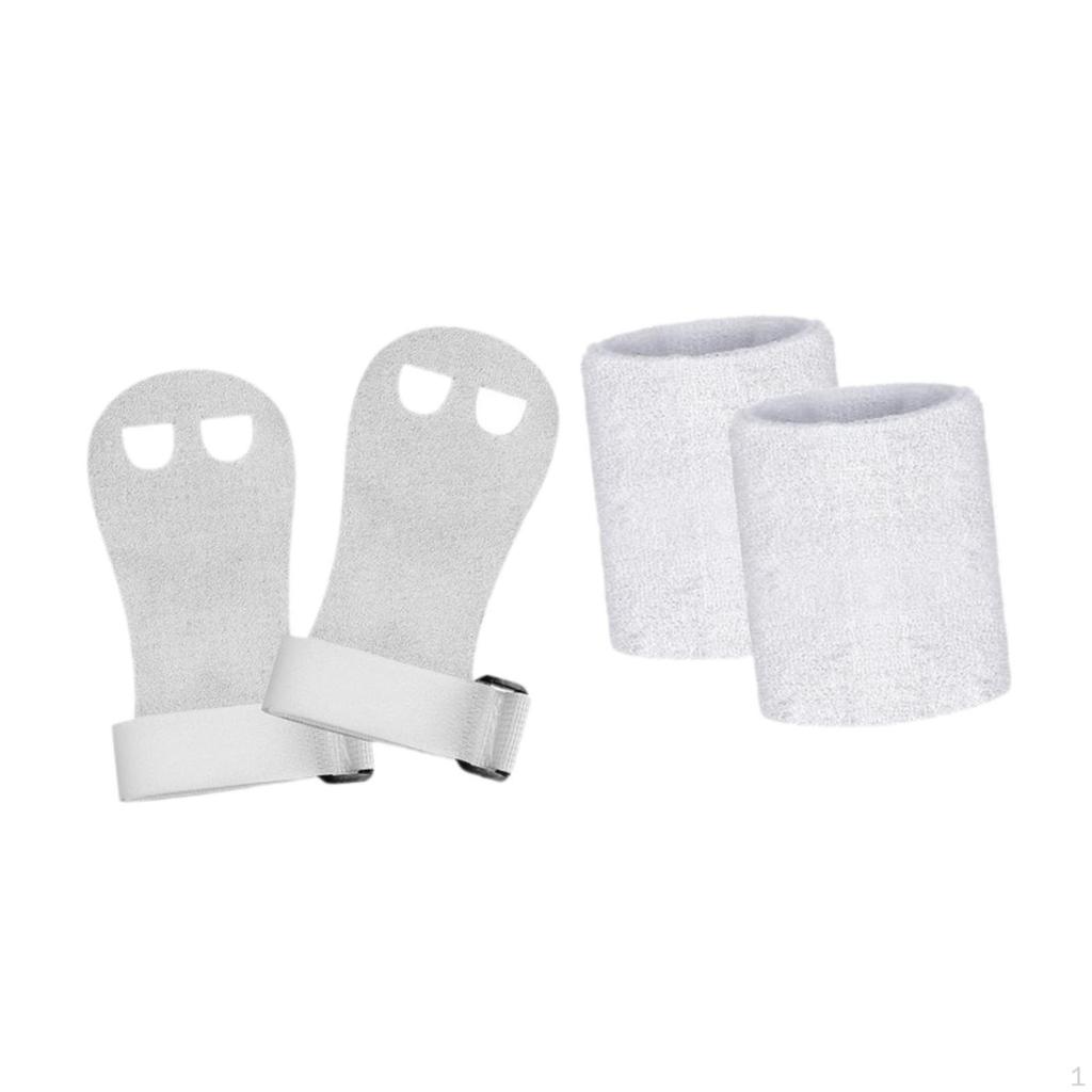 Children's Gymnastic Hand Grips Gloves with Adjustable Wristband