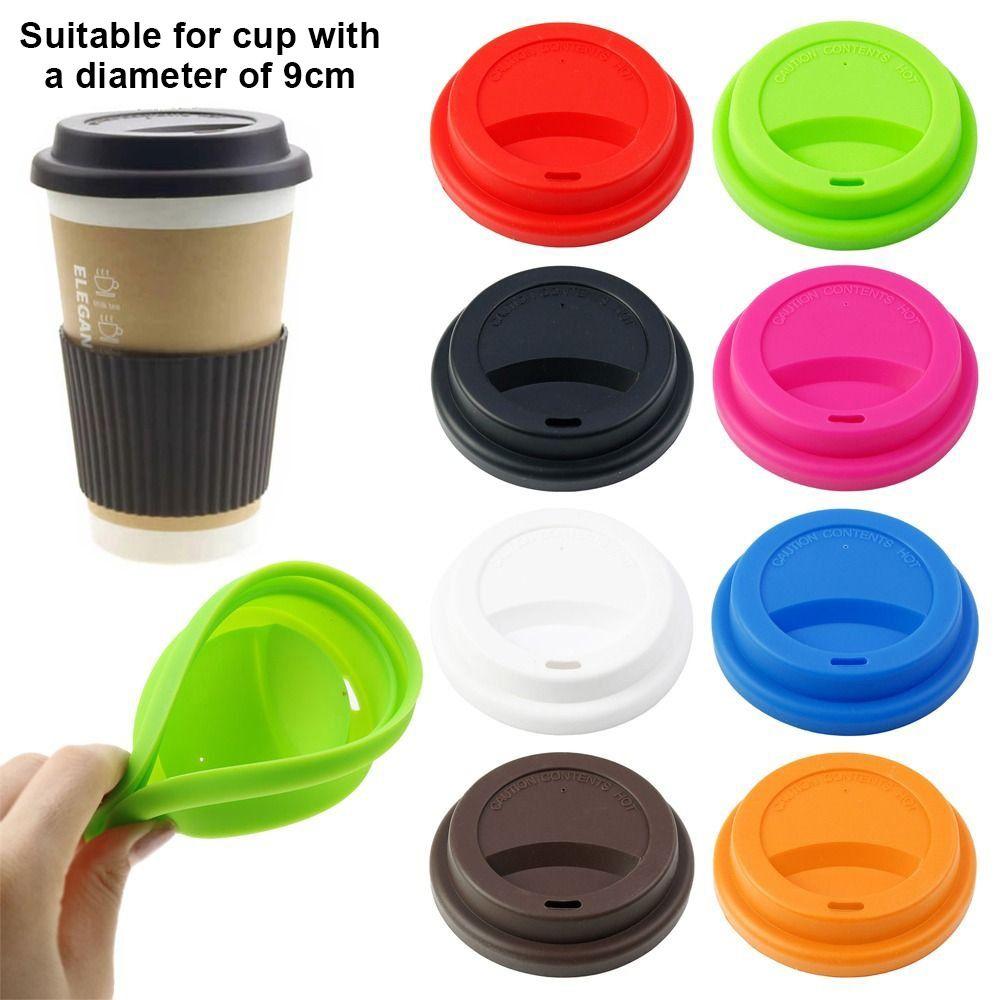 1Pcs Dust Free Cup Cap Heat Temperature Preserve Sealing Lid Mug Cover for 9cm Tea/Coffee/Milk Cup