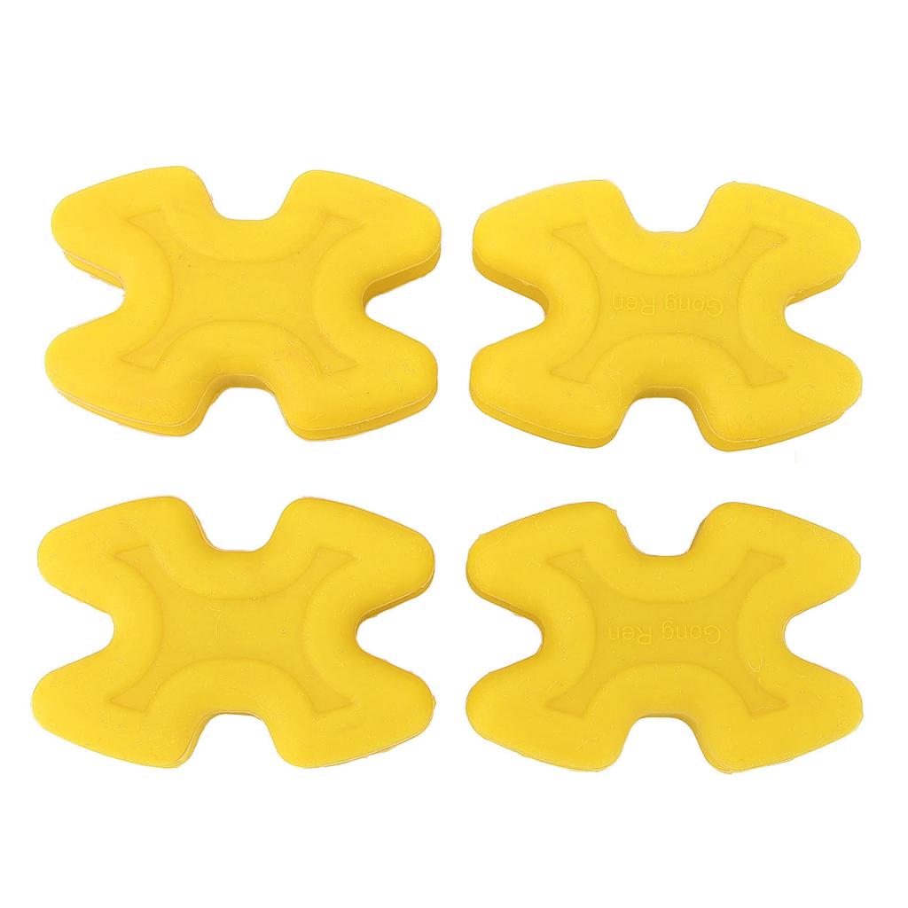 4pcs Bow Limb Dampener Wear Resistant Rubber Reducing Noise Vibration Compound Bow Limb Stabilizer Silencers Yellow