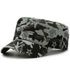Men and Women Training Outing Camouflage Flat Caps Fashion Trendy Caps