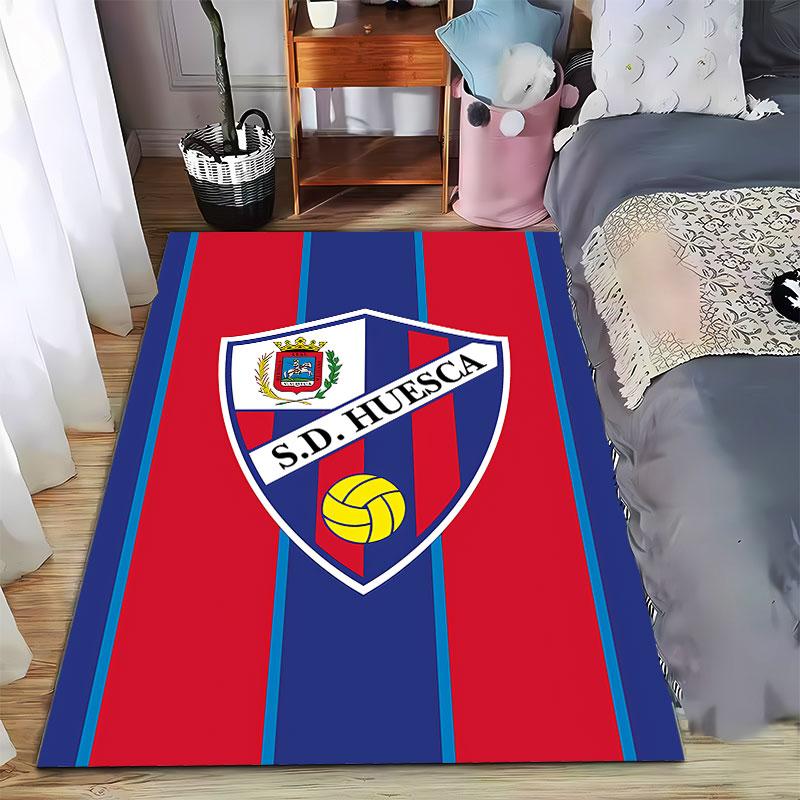 S.D. Huesca Logo Carpet suitable as a non-slip mat for the living room or bedroom sofa