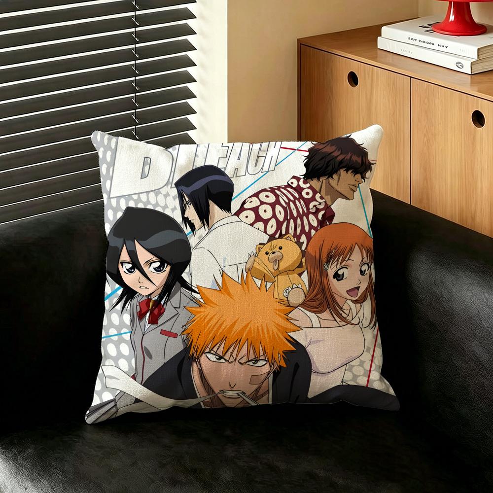 Anime BBLEACH Cushion Cover Creative  pillowcases for interior decoration office living room home Car hot