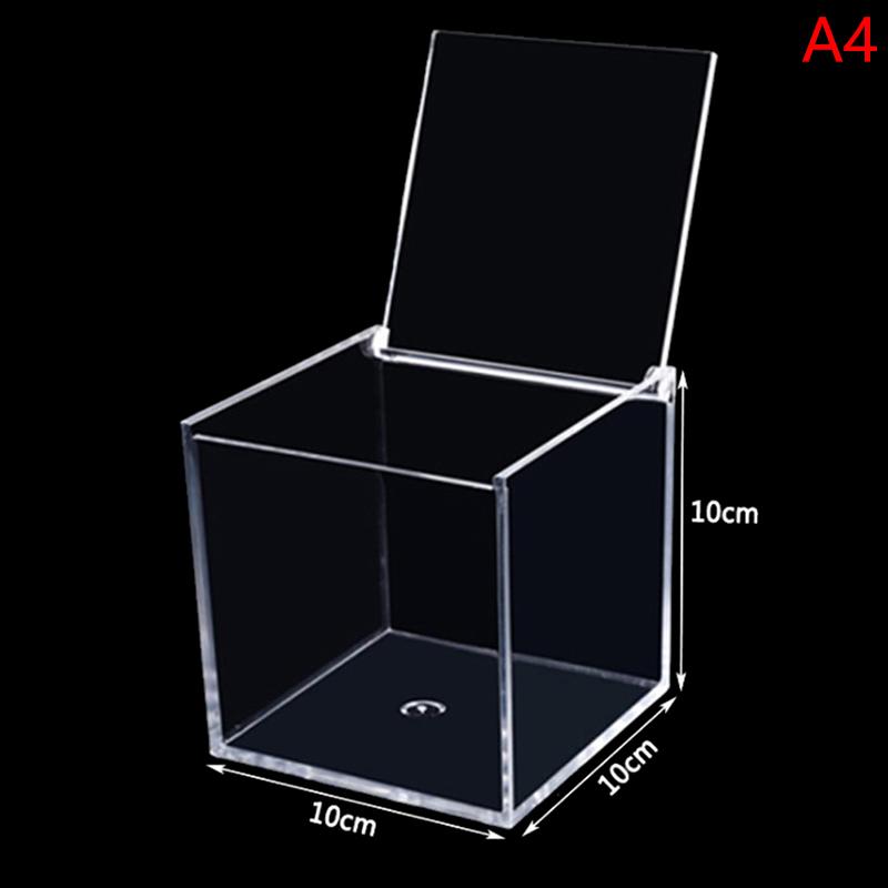Clear Acryl Cube Favor Box Of Plexi Acrylic Glass Plastic Storage Wedding Gift