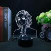 Токио Мстители Майки Токио Манджи Рисунок Светодиодный Ночник Аниме 3D Лампа Декор Спальни RGB Настольная Лампа Манга Лампара Для Детей Подарки