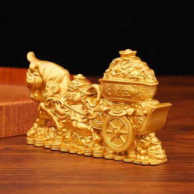 Двенадцать фигурок животных зодиака, слиток Фуню, лавка ремесел Ню, креативные настольные украшения, металл, слиток Ню Ла