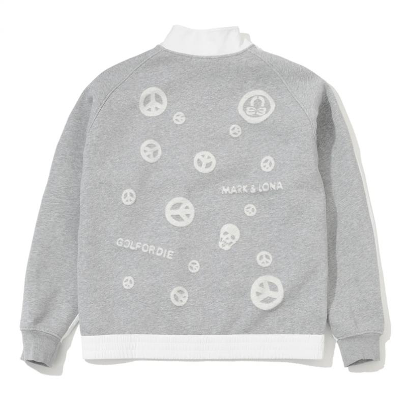 Mark   Lona Peace Mark Sweat Half Zip  Ls1ic01m 