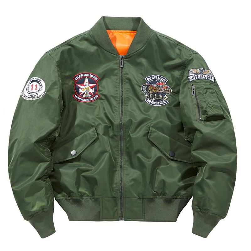 Outdoor Bomber Jacket Men's Spring and Autumn Military Overalls Embroidered Baseball Clothing Men's Sports Coat Trend