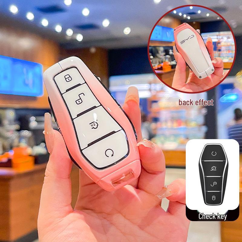 Чехлы для ключей автомобиля BYD для Han, Qin Plus DMI, Song Pro, Song L, Tang, Yuan, Destroyer 05, Seagull, Dolphin