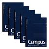 KOKUYO Campus Note Adult Campus Dotted B Ruled B5 50 Sheets 5 Pack No-5BT-DBX5SET Navy Blue