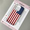 Чехол для телефона с флагом США для iPhone 17 16 15 14 Plus 13 12 11 Pro Max Блестящий и Классический Модный Ударопрочный ТПУ Защитный Чехол