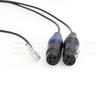 SZRMCC Microphone Dual Channel XLR Female to 00B Audio Cable for Arri Alexa Mini and ZCAME2 Cameras 3-Pin 5-Pin