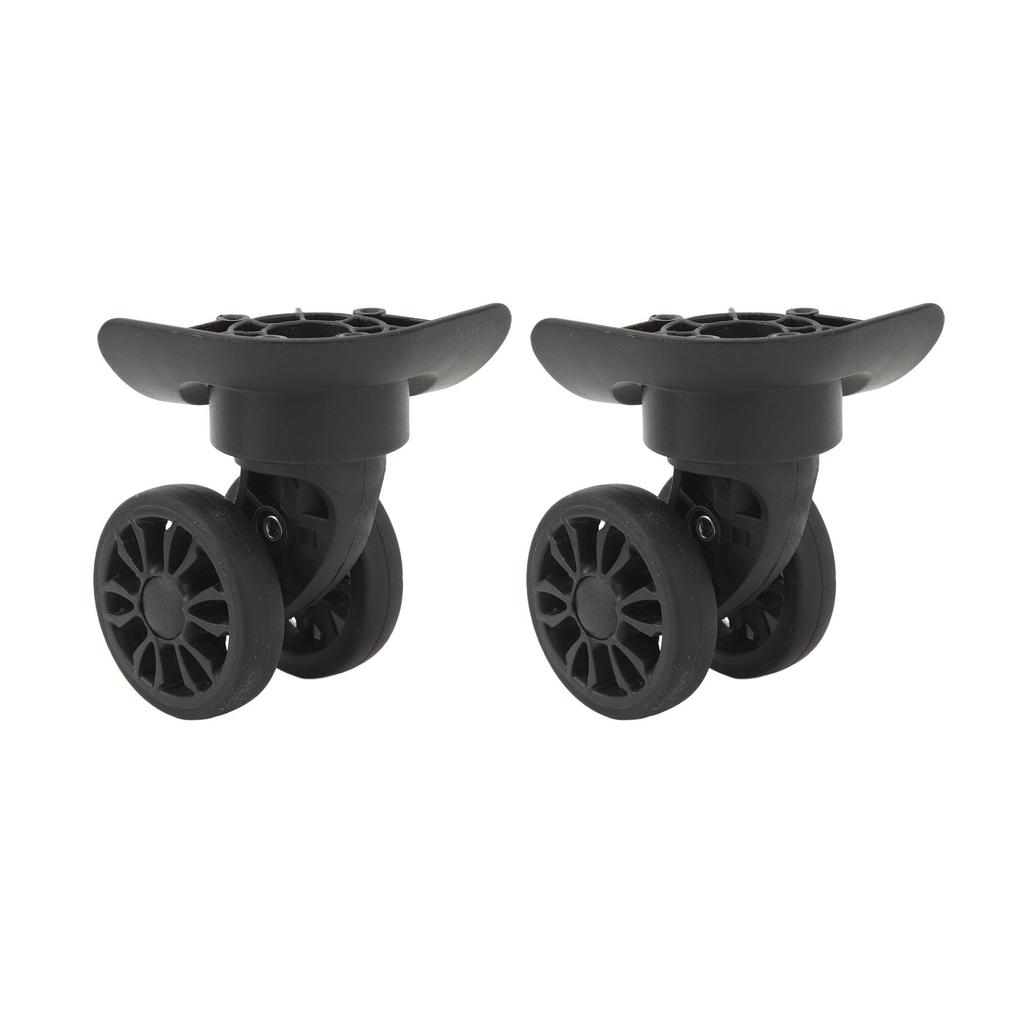 2pcs Replacement Luggage Wheel for Repairing Easy To Install Universal Suitcase Caster for