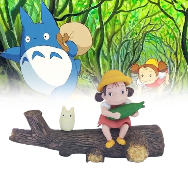 Pvc My Neighbor Totoro Mei Sitting Statue With Corn For Wedding Gift And Party Decor